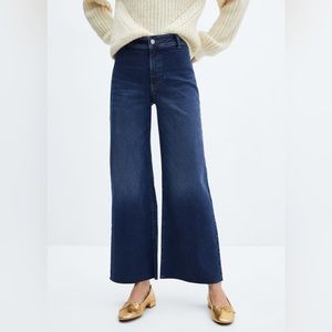 Mango wide leg jeans